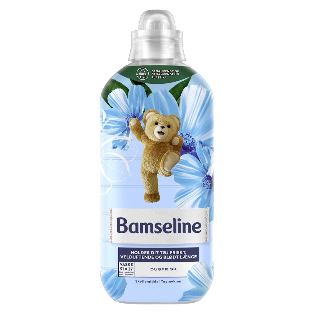 Bamseline 8x0.925L - Koncentreret Skyllemiddel - Dugfrisk